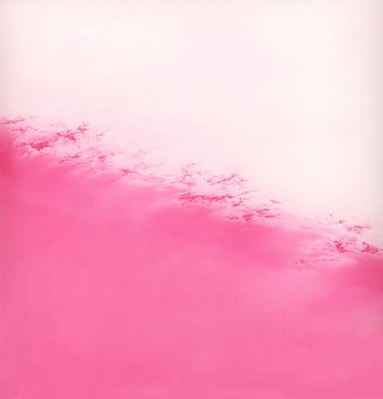 董雪，界2，85×85cm，绢本设色，2016