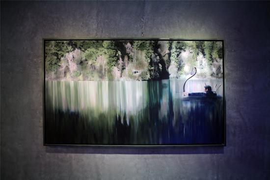 于向溟 荒城21-一个人的战争 布面油画 140x225cm 2013