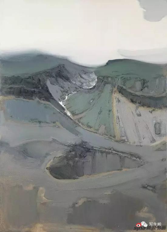 《高原印象》之二布面油画180cmx130cm2016年