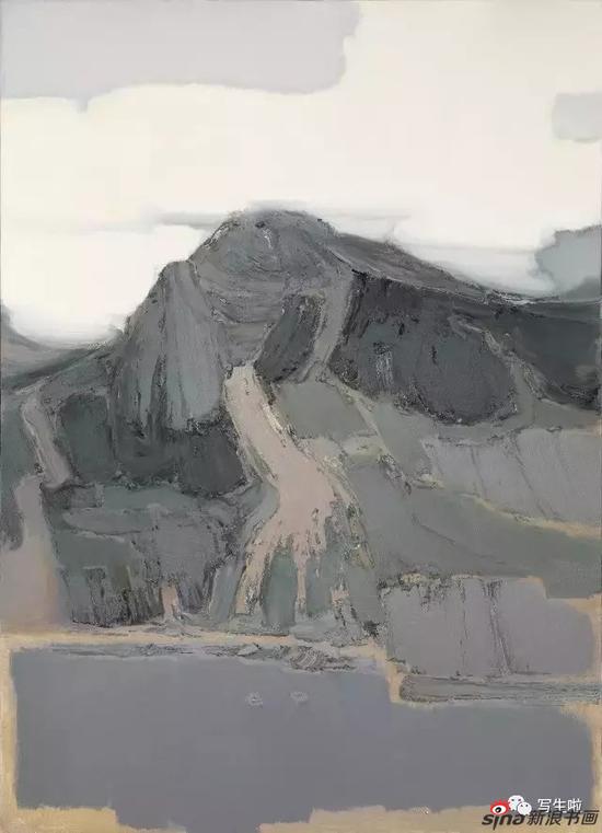 《高原印象》之一布面油画180cmx130cm2016年
