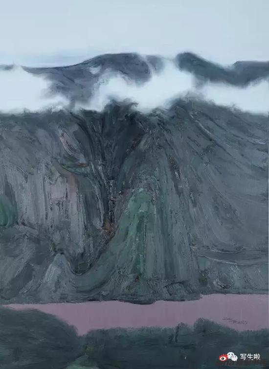 《红河谷》布面油画150×110cm2015年