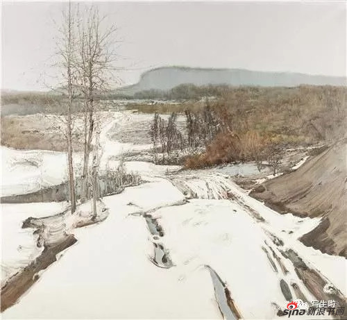 《冬雪》布面油画165x150cm2017