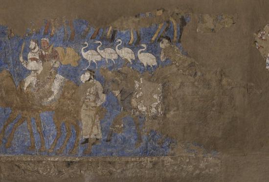 撒马尔罕壁画线图